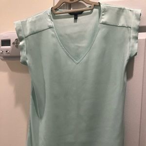 Sea foam green dressy top